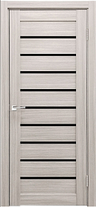 Товар Межкомнатная дверь Легенда X-2 тон Белая лиственница Остекление Лакобель черное