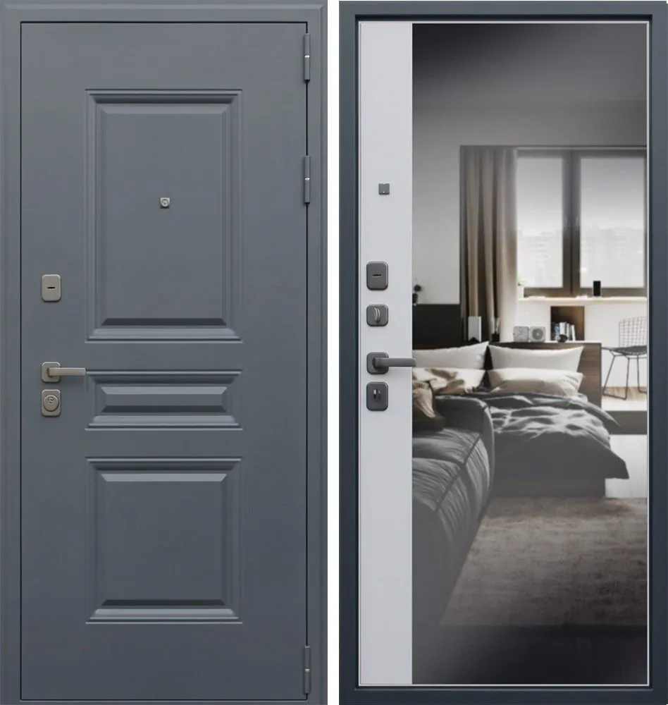 Фото Дверь Барселона Большое зеркало капучино" ZB 853-2 DIS006684